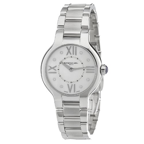 Raymond Weil Women's 5927-ST-00995 Noemia 27 mm Steel 8 Diamonds Watch