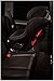 Clek Mat-Thingy Car Seat Protector Featuring LATCH-Compatible Design with Anti-Spill and Compression Damage Protection, Black