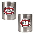 Montreal Canadiens NHL 2pc Stainless Steel Can Holder Set- Primary Logo by Great American Products