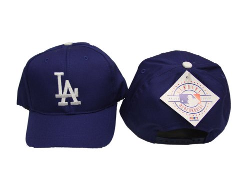 Los Angeles Dodgers MLB Dodger Blue with White Logo Kids Adjustable Hat / Cap