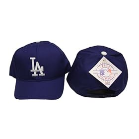 Los Angeles Dodgers MLB Dodger Blue with White Logo Kids Adjustable Hat / Cap
