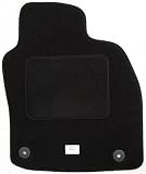 Audi COUPE 1980-1989 Black Luxury tailored cut to fit car mats 7496-1UNI
