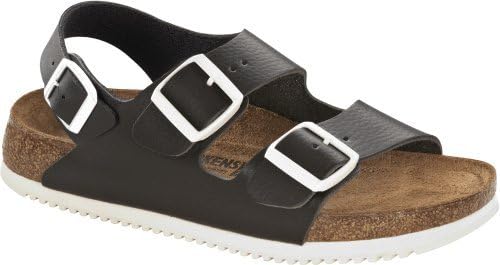 Birkenstock Back Strap ''Milano SL'' from Leather in Black 36.0 EU N