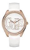 Ladies Guess 'ID' Stone Set Bezel Strap Watch