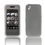 Samsung M800 Instinct Premium Trans. Smoke Silicon Skin Case