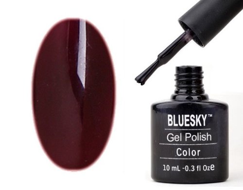 Shellac s by Bluesky Burgundy Brown Shellac Gel Vernis à Ongles UV - 10ml Shellac s by Bluesky Burgundy Brown Shellac Gel Vernis à Ongles UV - 10ml