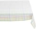 DII Easter Spring Song Plaid Tablecloth, 60-Inch by 84-Inch