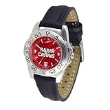 Louisiana Lafayette Ragin Cajuns NCAA AnoChrome Sport Ladies Watch (Leather Band)