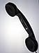 Innovage Retro Phone Handset, Black, 3.5mm