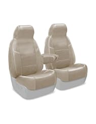 Automotive Parts and Accessories: Coverking Custom Seat Cover for Select Ford Truck F-250, 350 Models - Premium Leatherette (Taupe) - Coverking