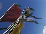 Prayer Flags are Ravaged by the Wind in the Nyele La Pass, Bhutan Religion & Philosophy Photographic Poster Print by Bobby Model, 56x42