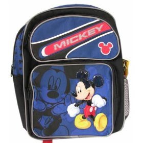 Disney Mickey Mouse School Backpack Book Bag full size