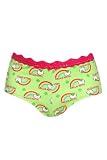 Torrid Plus Size Hello Kitty Green Rainbow Cheeky Shorts