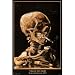 (24x36) Vincent Van Gogh Skull with Cigarette 1885 Art Print Poster