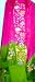 COOL PINK GREEN SHADED SITARA SEQUINS EMBROIDERY HANDWORK SALWAR KAMEEZ INDIAN DRESSES XS-PLUS