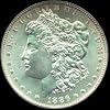 Uncirculated MORGAN SILVER DOLLARS (1878 - 1904)