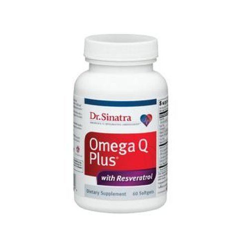 Affordable Dr Sinatra s Omega Q Plus Heart Health Supplement with Resveratrol for Anti Aging 60