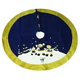 St. Louis Rams Nfl Snowman Holiday Tree Skirt (48)"