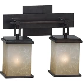 Kenroy Home 3373 Plateau 2-Light Vanity, Oil Rubbed Bronze by Kenroy Home