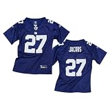 New York Giants Brandon Jacobs #27 NFL Youth, Girls Replica Jersey, Blue