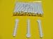Dental Elastic Orthodontic White Pack/1040 Ligature Ties ELN027 USA ANGELUS FDA Aprroved
