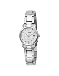 Caravelle by Bulova Womens 43M102 Silver Dial Stainless Steel Bracelet Watch