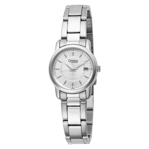 Caravelle by Bulova Women's 43M102 Silver Dial Stainless Steel Bracelet Watch