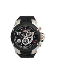 Mulco MW5-2029-025 Chronograph NEW Kripton Collection black band Watch