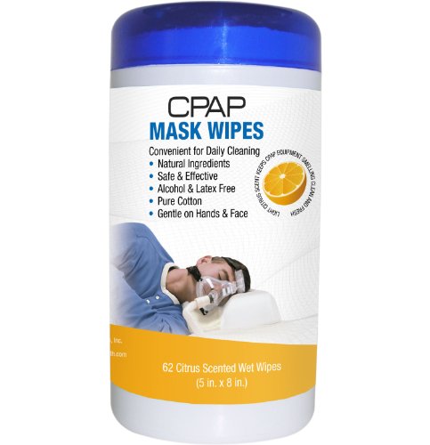 Contour Products CPAP Mask Wipes, Citrus Scent, 62 Wipes