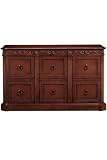 Chelsea File Storage 6-drawer Chest Antique Cherry