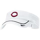 Nike Cincinnati Reds White Swoosh Visor