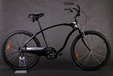 Schwinn Hybridbike Corvette Cruiser, black, Reifengröße: 26 Zoll (66 cm)
