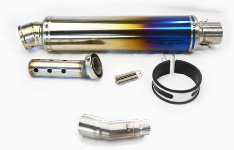 NINJA300 Z300 2013- LCIPARTS Round Titanium Slip-on Exhaust