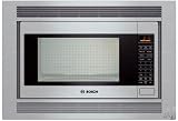 Bosch 500 HMB50 2.1 cu. ft. Built-in Microwave with 1,200 Cooking Watts, 10 Power Levels, Sensor Cooking and Touch Control with Amber Display