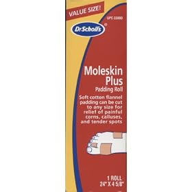 Dr. Scholl's Moleskin Plus, Padding Roll