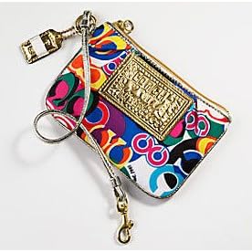 Coach Poppy Signature Wristlet Case Bag for IPOD 42897