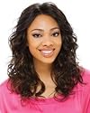 Sensationnel Lace Front Human Hair Wig Jessica Color: 1B