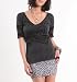 Metal Mulisha Womens Davis Football Tee