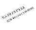 Yoaoo® 2x OEM Grand Cherokee Altitude Emblems Letter Alloy Nameplate Set Emblems SRT Jeep Badge New 08-15 (Chrome)