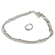 Anklet Toe Ring Pair in Sterling Silver 52 gms.10.25 inches (sanklt047)