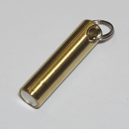 N52 6.5 Lb Pull Strength Brass Neodymium Key Chain Pocket Rare Earth Magnet