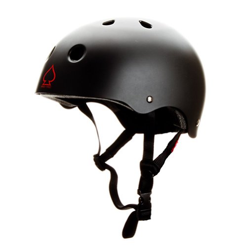 Protec Spitfire Helmet (Large Black/ Red)