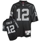 Ken Stabler Black Reebok NFL Premier 1976 Throwback Oakland Raiders Jersey - Medium