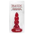 Pipedream Products Basix Rubber Works 7 Inch Red Twister Vibrating Anal Sex Toy Adult Sex Toy Kit