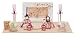 送料無料★木村一秀作木目込雛人形フルセット♪ピンク親王二人飾りかわいいお顔と小さく収納できるのが素敵[正規品]