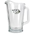Nashville Predators NHL 60oz Glass Pitcher - Primary Logo by Great American Products
