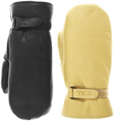 Raber Gloves Men's Winter Cowhide Leather Mittens
