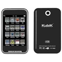 Kubik Edge 4GB 2.8" Touch Screen MP3 & Video Player with Built-in Camera & YouTube Player