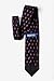 Pink Ribbon For Breast Cancer Awareness Black Microfiber Tie