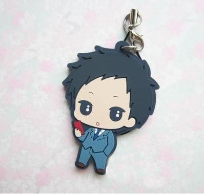 KeyChain Key Ring Cellphone Charm Phone Chain Pendant for Anime Durarara!! DRRR Mikado Ryuugamine Flexile Rubber